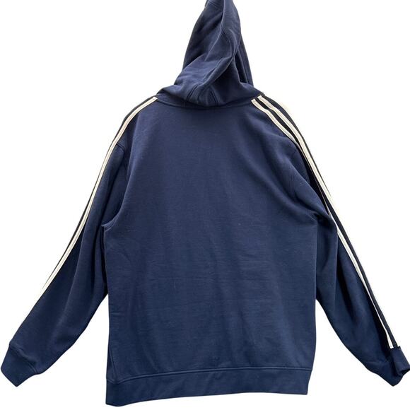 Adidas Navy Blue Gold Notre Dame Fighting Irish Full Zip Hooded Sweatshirt Large - Picture 6 of 8